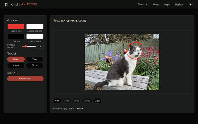 Annotate screenshot